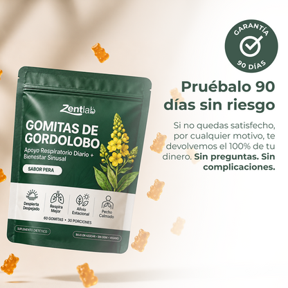Gomitas de Gordolobo para la Flema Atorada