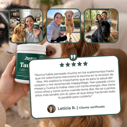 Zentlab | Taurina 500mg Cardioprotectora para Perros