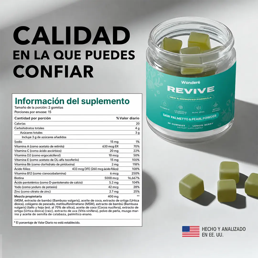 Gomas cabello fuerte