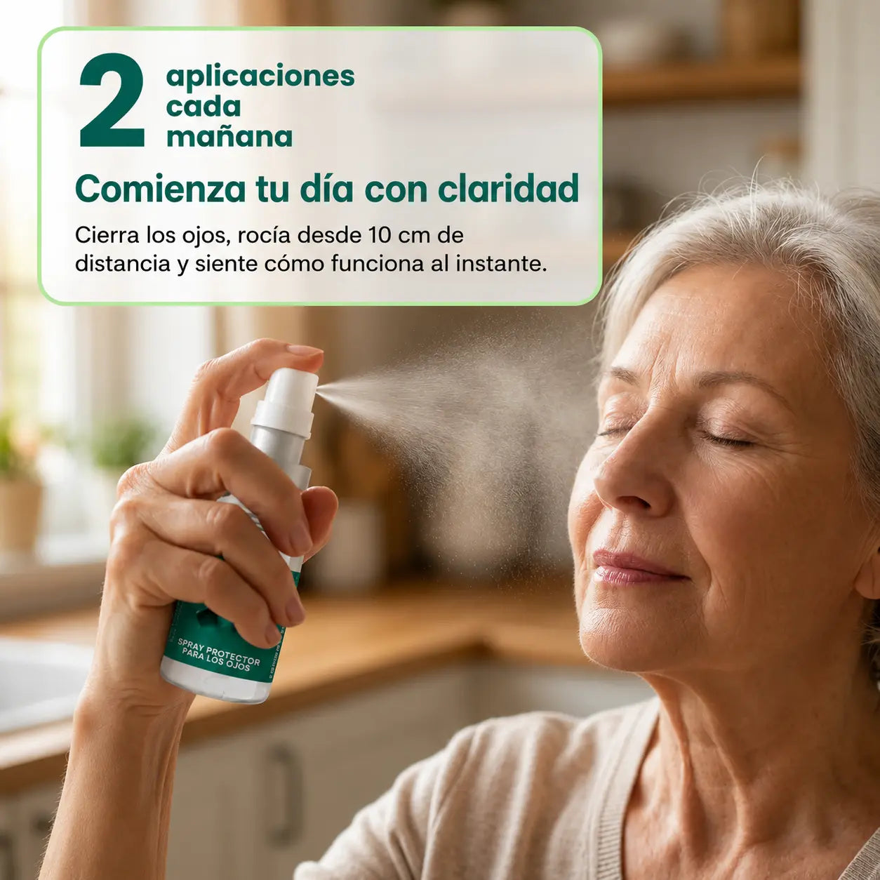 Spray ocular