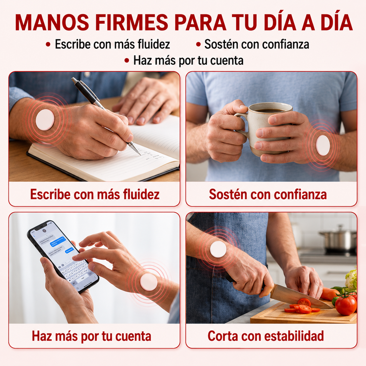 Parche de control de temblores SteadyHands