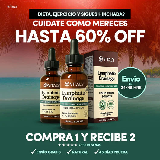 Gotas Vitaly – Desintoxicación Linfatica de Forma Natural